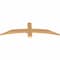 Ekena Millwork Bellingham Timber Gable Bracket, Western Red Cedar, 48"W x 14"H x 1 1/2"D x 3 1/2"F, 7/12 Pitch GBW048X14X0204BEL00SWR - alternate 4